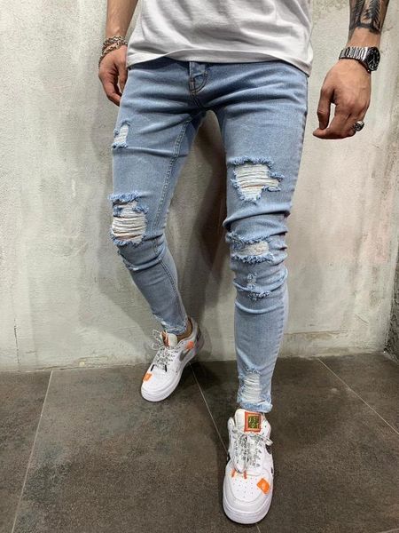 men's jeans mens ripped for men casual blue skinny slim fit denim pants biker hip hop with hole 4yyp
men's jeans mens ripped for men casual blue skinny slim fit denim pants biker hip hop with hole 4yyp