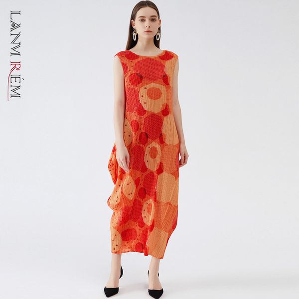women's summer printed plus size dress sleeveless korean version lantern long fold dresses fashion tide 2d1724 210507, Black;gray
women's summer printed plus size dress sleeveless korean version lantern long fold dresses fashion tide 2d1724 210507, Black;gray