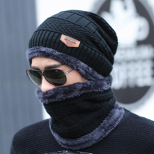 wolface coral fleece winter hat beanies men scarf warm breathable wool knitted for letter double layers cap couples cycling caps & masks, Black
wolface coral fleece winter hat beanies men scarf warm breathable wool knitted for letter double layers cap couples cycling caps & masks, Black