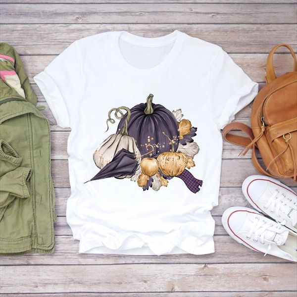 season pumpkin halloween cartoon womens t shirts fall autumn print ladies graphic female tee, White
season pumpkin halloween cartoon womens t shirts fall autumn print ladies graphic female tee, White