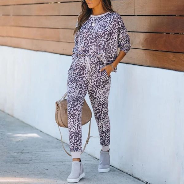 women's two piece pants autumn long sleeve casual style polyester 2021 comfortable loose print leopard straight set, White
women's two piece pants autumn long sleeve casual style polyester 2021 comfortable loose print leopard straight set, White