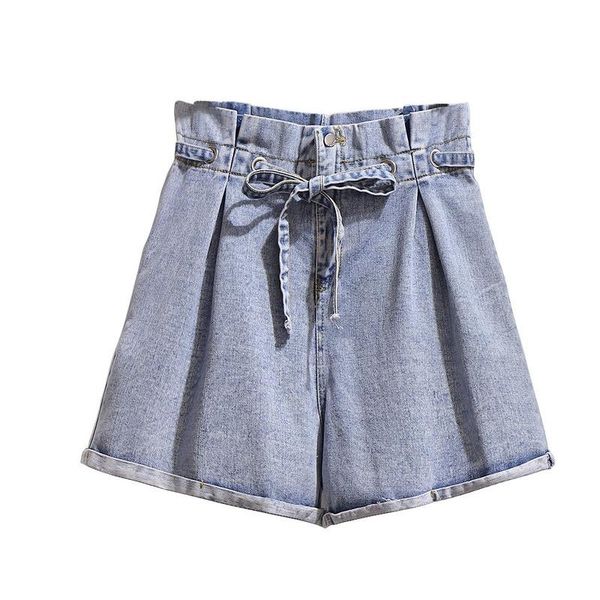 women's jeans spring, summer, autumn and winter shorts plus size drawstring high waist denim loose short, Blue
women's jeans spring, summer, autumn and winter shorts plus size drawstring high waist denim loose short, Blue
