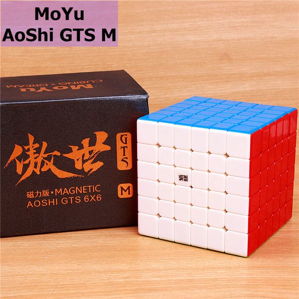 moyu aoshi gts m 6x6x6 magnetic magic speed cube sticker less professional gtsm magnets puzzle toys cubes for children
moyu aoshi gts m 6x6x6 magnetic magic speed cube sticker less professional gtsm magnets puzzle toys cubes for children