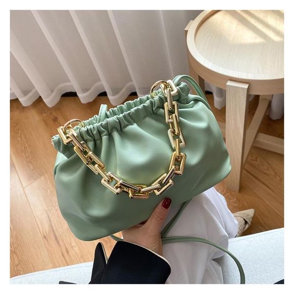 evening bags folded gold chain cloud shoulder bag pu leather designer crossbody simple soild color feminine handbag purse
evening bags folded gold chain cloud shoulder bag pu leather designer crossbody simple soild color feminine handbag purse