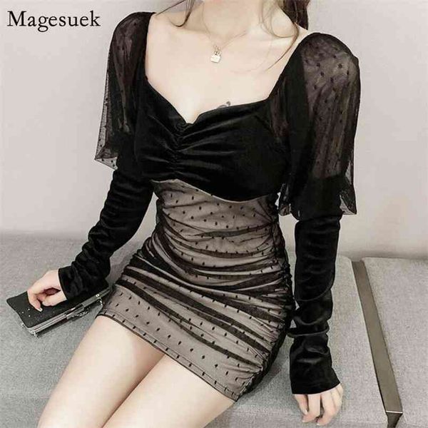 autumn black dress women long sleeve stitched velvet mesh mini nightclub es for vestidos 12156 210512, Black;gray
autumn black dress women long sleeve stitched velvet mesh mini nightclub es for vestidos 12156 210512, Black;gray