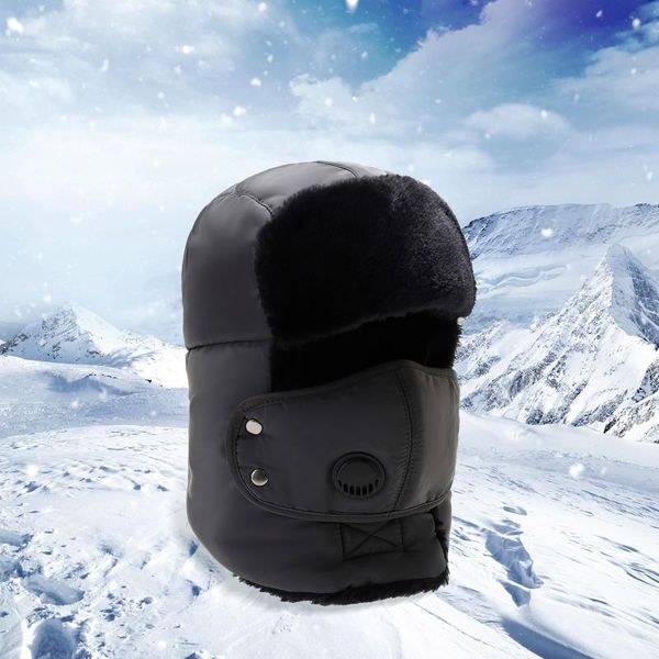 cycling caps & masks winter thermal thicken earmuffs with mask warm bomber hats for men women windproof face protection ski cap, Black
cycling caps & masks winter thermal thicken earmuffs with mask warm bomber hats for men women windproof face protection ski cap, Black