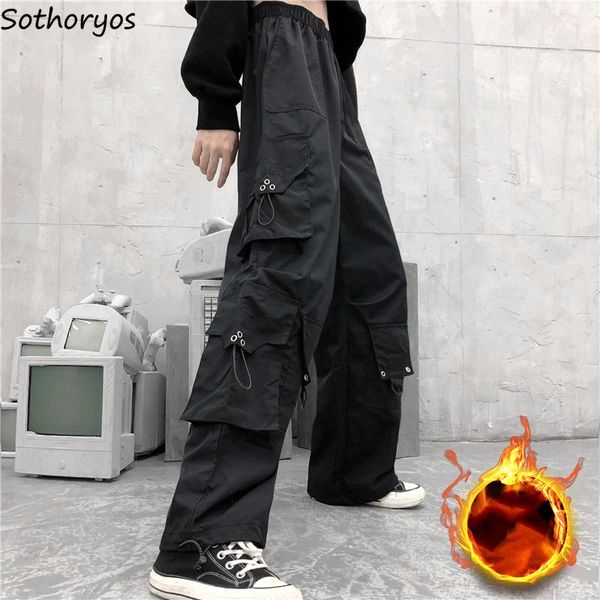 women's pants & capris winter black cargo women thick plus velvet thermal bundle multi pockets dark academia boyfriends tactical hip, Black;white
women's pants & capris winter black cargo women thick plus velvet thermal bundle multi pockets dark academia boyfriends tactical hip, Black;white