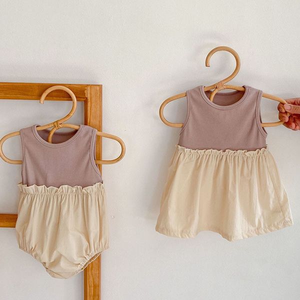 summer baby girl sleeveless rompers kids vest dress born clothes 210429, Blue
summer baby girl sleeveless rompers kids vest dress born clothes 210429, Blue