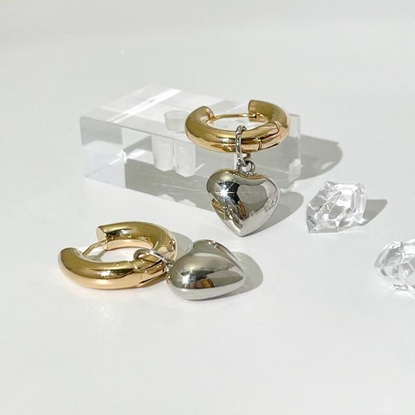 hoop & huggie peri'sbox gold color copper love heart earrings for women romantic wedding minimalist earring geometric summer, Golden;silver
hoop & huggie peri'sbox gold color copper love heart earrings for women romantic wedding minimalist earring geometric summer, Golden;silver