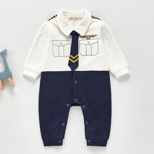 jumpsuits sailor collar casual baby clothes boys fake two piece romper spring long sleeve boy rompers jumpsuit, Blue
jumpsuits sailor collar casual baby clothes boys fake two piece romper spring long sleeve boy rompers jumpsuit, Blue