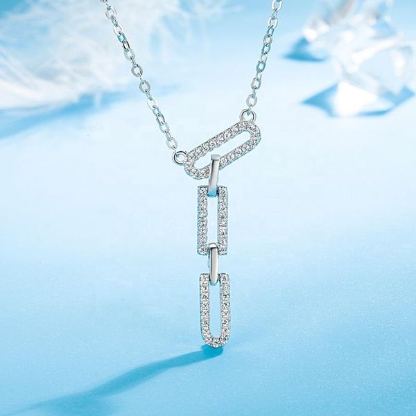 chains 925 sterling silver dainty paperclip chain necklace jewelry, clip shaped cz cubic zircon pendant for women girls
chains 925 sterling silver dainty paperclip chain necklace jewelry, clip shaped cz cubic zircon pendant for women girls