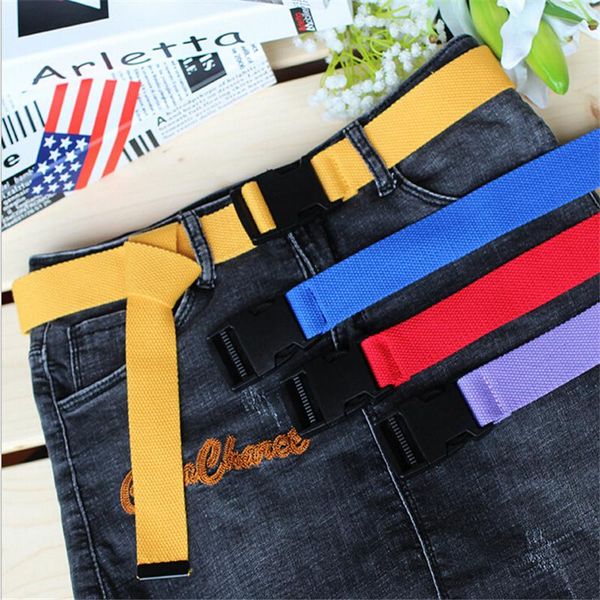 belts 116cm adjustable all-match belt girls boys korean style canvas harajuku buckle solid color long cinturon mujer, Black;brown
belts 116cm adjustable all-match belt girls boys korean style canvas harajuku buckle solid color long cinturon mujer, Black;brown