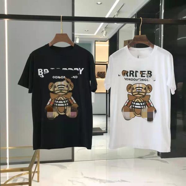 embroidered bear tide br trend t-shirt short sleeve loose spring summer new fashion men's and women's lovers' student clothes, White
embroidered bear tide br trend t-shirt short sleeve loose spring summer new fashion men's and women's lovers' student clothes, White