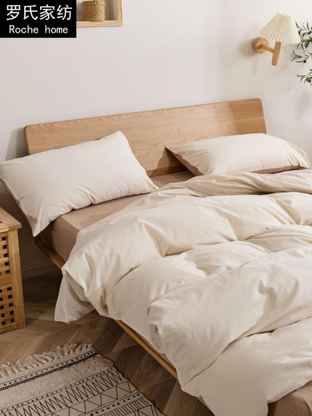 bedding sets simple nordic instagram style four-piece set bare sleeping washed cotton quilt cover pure solid color bed sheet
bedding sets simple nordic instagram style four-piece set bare sleeping washed cotton quilt cover pure solid color bed sheet