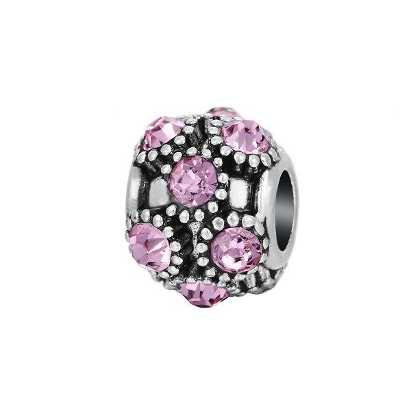 fits pandora bracelets 30pcs pink blue round crystal charms beads silver charms bead for women diy european necklace jewelry, Black
fits pandora bracelets 30pcs pink blue round crystal charms beads silver charms bead for women diy european necklace jewelry, Black