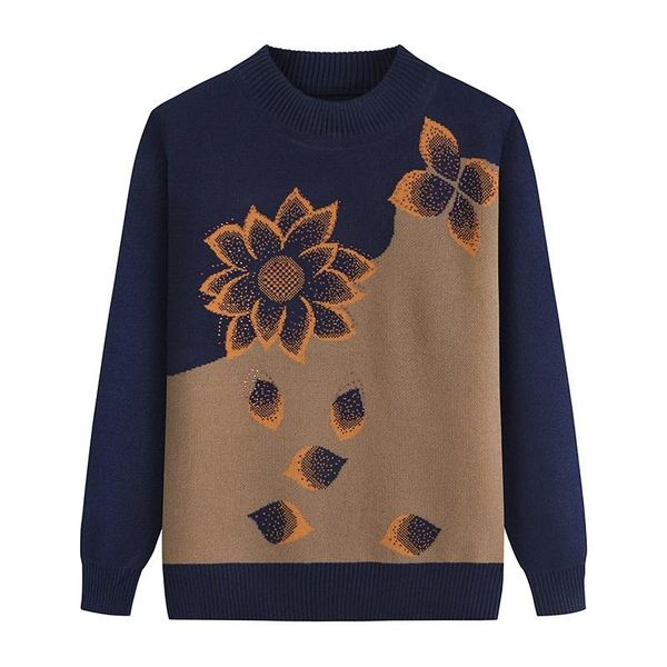 women's sweaters 2021 autumn winter knitted sweater women pullover loose jumper long sleeve printed woman floral sueter de mujer, White;black
women's sweaters 2021 autumn winter knitted sweater women pullover loose jumper long sleeve printed woman floral sueter de mujer, White;black