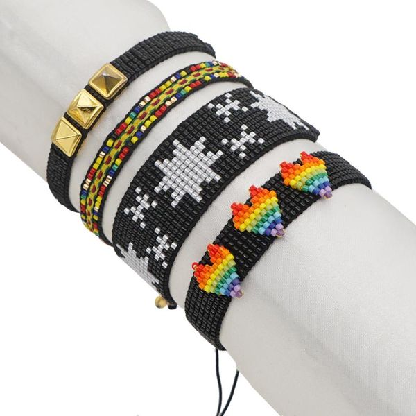 charm bracelets go2boho miyuki heart bracelet cloth jewelry for women 2021 fashion bohemian colorful jewellery rivet rainbow, Golden;silver
charm bracelets go2boho miyuki heart bracelet cloth jewelry for women 2021 fashion bohemian colorful jewellery rivet rainbow, Golden;silver
