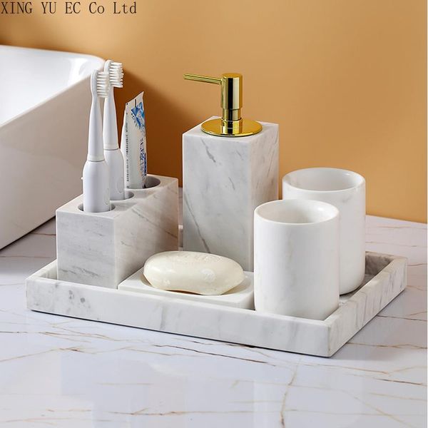 bathroom accessories ceramic marble toothbrush holder mouth cup brushing five-piece set of supplies bath accessory
bathroom accessories ceramic marble toothbrush holder mouth cup brushing five-piece set of supplies bath accessory