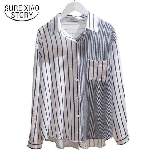 blusas mujer de moda spring long sleeve cardigan blouse cotton office lady plus size striped loose women shirt 8923 50 210415, White
blusas mujer de moda spring long sleeve cardigan blouse cotton office lady plus size striped loose women shirt 8923 50 210415, White