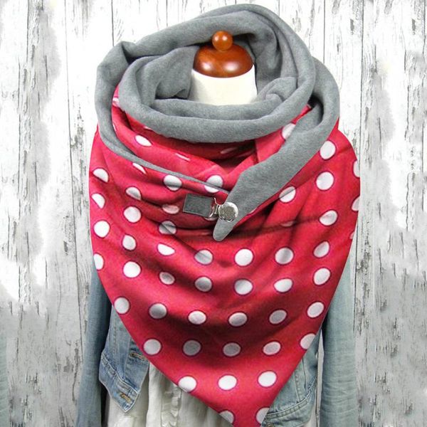 scarves dot printing scarf women button wrap casual warmer ladias warm winter shawls bufanda para mujer drop, Blue;gray
scarves dot printing scarf women button wrap casual warmer ladias warm winter shawls bufanda para mujer drop, Blue;gray