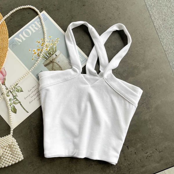 deat women careful style strapless suspender vest solid color v-neck high waist short fashion spring summer 11b393 210709, White
deat women careful style strapless suspender vest solid color v-neck high waist short fashion spring summer 11b393 210709, White