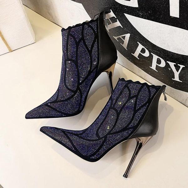 boots bigtree nightclub thin high heels women sequined bling rhinestone ankle booties fashion pointed toe zipper shoes 4vkl, Black
boots bigtree nightclub thin high heels women sequined bling rhinestone ankle booties fashion pointed toe zipper shoes 4vkl, Black