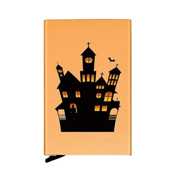 card holders personality halloween witch's hut id automatic metal rfid holder wallet women men aluminum case, Brown;gray
card holders personality halloween witch's hut id automatic metal rfid holder wallet women men aluminum case, Brown;gray