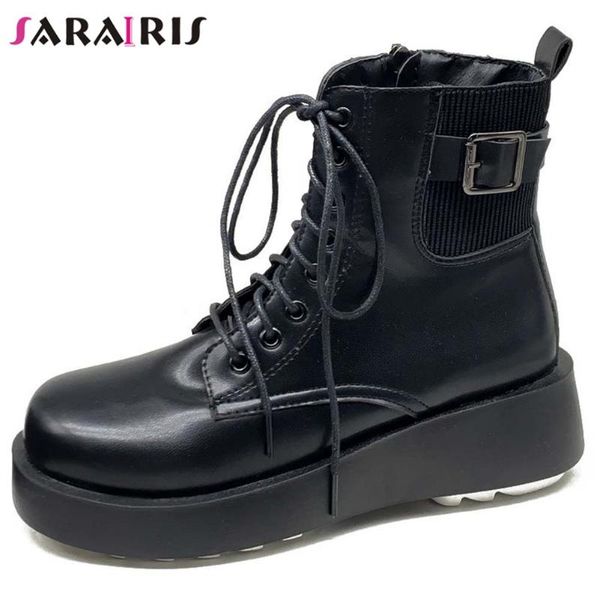boots sarairis female fashion solid ankle cool chunky wedges platform motorcycle women stylish design shoes woman, Black
boots sarairis female fashion solid ankle cool chunky wedges platform motorcycle women stylish design shoes woman, Black
