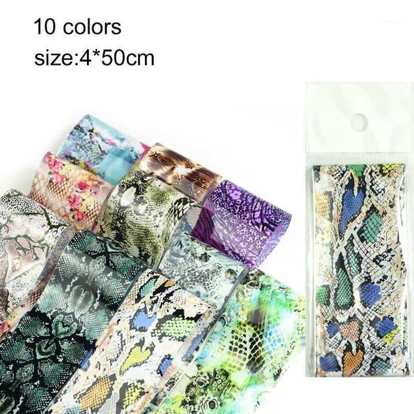10pcs snake skin design nail foil leopard flower stickers slider transfer foils decals accessories 4*50cm1, Black
10pcs snake skin design nail foil leopard flower stickers slider transfer foils decals accessories 4*50cm1, Black