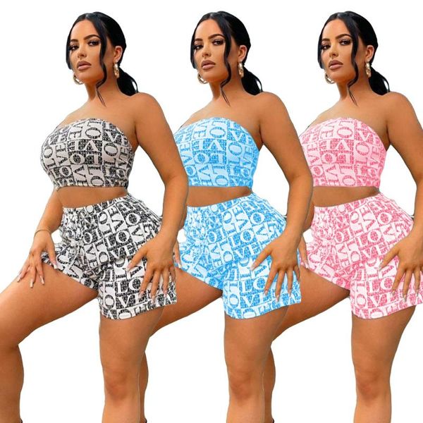 women's tracksuits strapless 2 pieces shorts sets fashion letter printed "love" crop and biker 2021 summer outfits women clot, Gray
women's tracksuits strapless 2 pieces shorts sets fashion letter printed "love" crop and biker 2021 summer outfits women clot, Gray