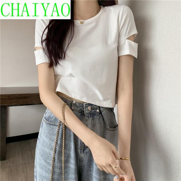 women's t-shirt watch out for machine holes short sleeve female summer 2021 korean slim high waist top, White
women's t-shirt watch out for machine holes short sleeve female summer 2021 korean slim high waist top, White