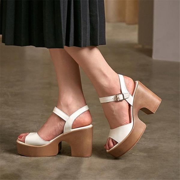 sandals pxelena retro chic women genuine leather punk gothic platform block chunky square high heels shoes ankle strap summer 39, Black
sandals pxelena retro chic women genuine leather punk gothic platform block chunky square high heels shoes ankle strap summer 39, Black
