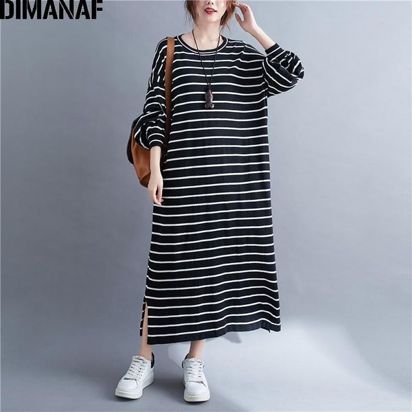 plus size women dress cotton knitted basic lady vestidos long sleeve casual striped black spring 2021 clothing dresses, Black;gray
plus size women dress cotton knitted basic lady vestidos long sleeve casual striped black spring 2021 clothing dresses, Black;gray