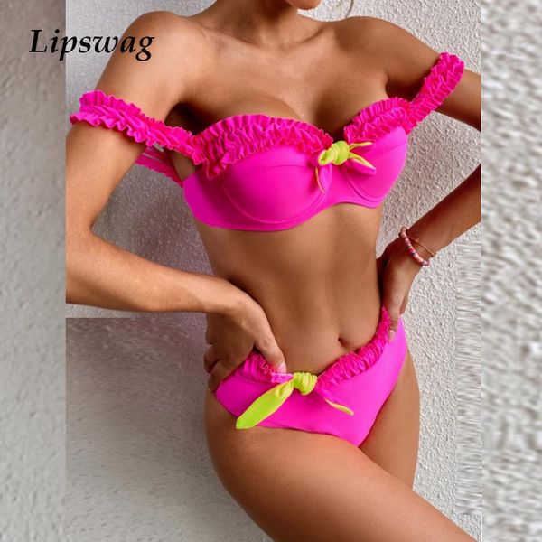 women swimsuit bowknot solid color stitching 2021 bikini set brazil swimwear push-up biquini high waist halter beachwear l one-piece su
women swimsuit bowknot solid color stitching 2021 bikini set brazil swimwear push-up biquini high waist halter beachwear l one-piece su