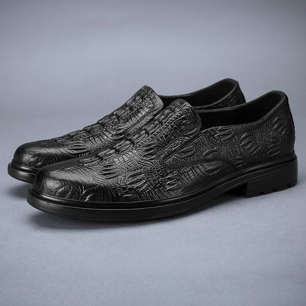 dress shoes loafers crocodile pattern men leather for black casual sapato social chaussures hommes en cuir luxe
dress shoes loafers crocodile pattern men leather for black casual sapato social chaussures hommes en cuir luxe