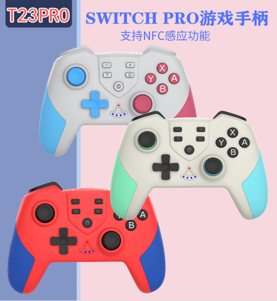 game controllers & joysticks bluetooth gamepad for switch pro handle grip with wake-up vibration t-23 wireless controller
game controllers & joysticks bluetooth gamepad for switch pro handle grip with wake-up vibration t-23 wireless controller