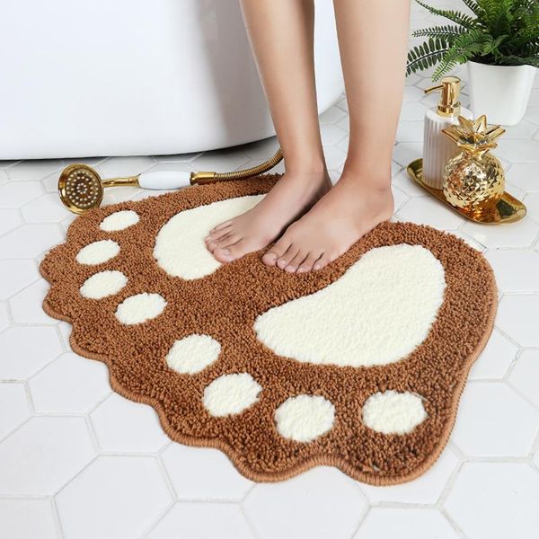 cushion/decorative pillow bathroom rug cartoon footprint bath pad carpets mini non-slip mats home water absorption toilet carpet mat
cushion/decorative pillow bathroom rug cartoon footprint bath pad carpets mini non-slip mats home water absorption toilet carpet mat