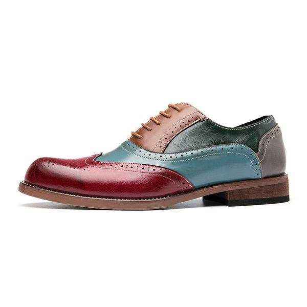 464748 size large brogue mens leather shoes mens wedding shoes cross-border european and american mens wedding shoes color matching, Black
464748 size large brogue mens leather shoes mens wedding shoes cross-border european and american mens wedding shoes color matching, Black