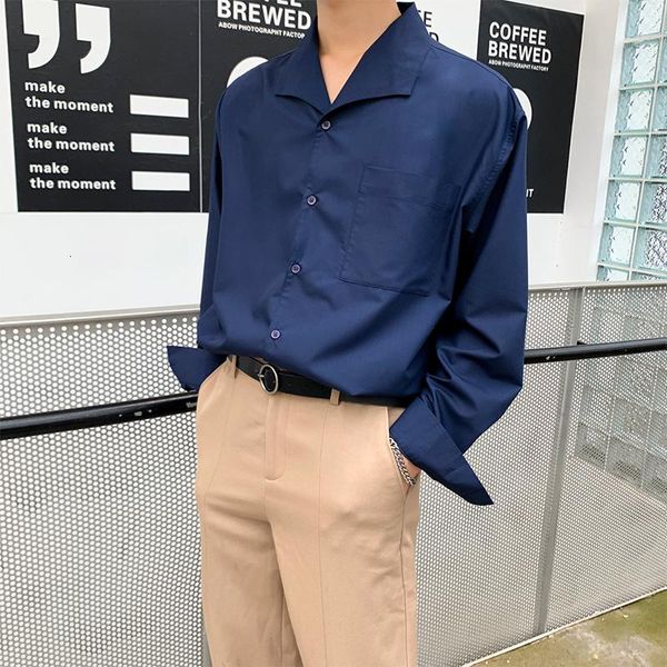 men's casual shirts 2021 autumn and winter korean version of loose personality solid color long-sleeved shirt, White;black
men's casual shirts 2021 autumn and winter korean version of loose personality solid color long-sleeved shirt, White;black