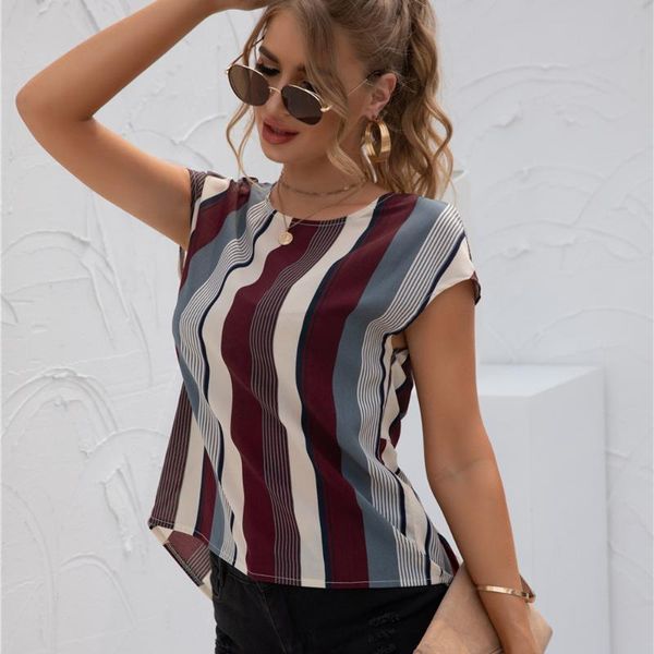 women's blouses & shirts color block striped chiffon crewneck backless hollow out short sleeves office business casual tunic loose, White
women's blouses & shirts color block striped chiffon crewneck backless hollow out short sleeves office business casual tunic loose, White