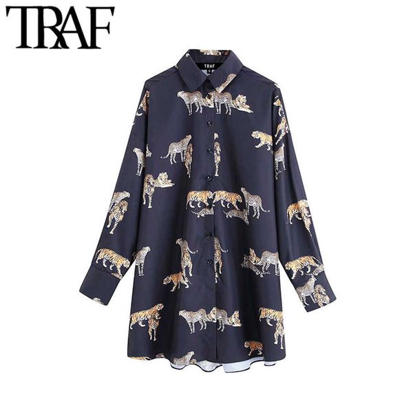 traf women vintage stylish animal print blouses fashion lapel collar long sleeve female shirts blusas mujer chic 210721, White
traf women vintage stylish animal print blouses fashion lapel collar long sleeve female shirts blusas mujer chic 210721, White