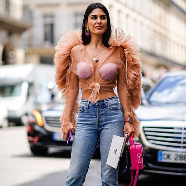 high street see thru ruffles tutu blouse women full sleeves short shirt female summer blusas mujer de moda 2021 women's blouses & s, White
high street see thru ruffles tutu blouse women full sleeves short shirt female summer blusas mujer de moda 2021 women's blouses & s, White