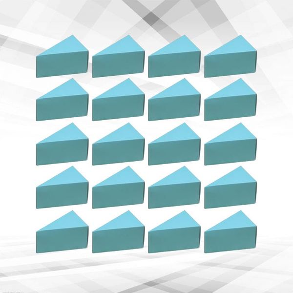 gift wrap 50pcs triangle cake boxes creative candy box practical sugar container lovely presents cases for home party (sky-blue)
gift wrap 50pcs triangle cake boxes creative candy box practical sugar container lovely presents cases for home party (sky-blue)