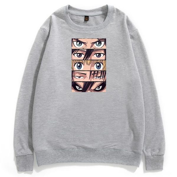 men's hoodies & sweatshirts attack on titan pullover cartoon eyes printed sweatshirt japanese anime hoodie men korean street spring cot, Black
men's hoodies & sweatshirts attack on titan pullover cartoon eyes printed sweatshirt japanese anime hoodie men korean street spring cot, Black