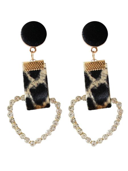 stud simple charm leopard print earrings for women hollow heart crystal long velvet valentine's day jewelry gift, Golden;silver
stud simple charm leopard print earrings for women hollow heart crystal long velvet valentine's day jewelry gift, Golden;silver
