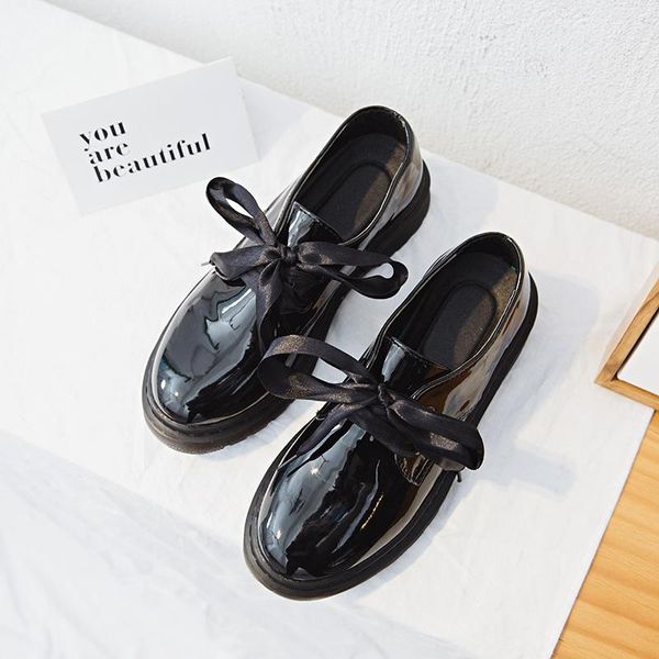 dress shoes 2021 british style women japanese lolita jk school lace up boot anime cosplay boots college student girls leather single, Black
dress shoes 2021 british style women japanese lolita jk school lace up boot anime cosplay boots college student girls leather single, Black