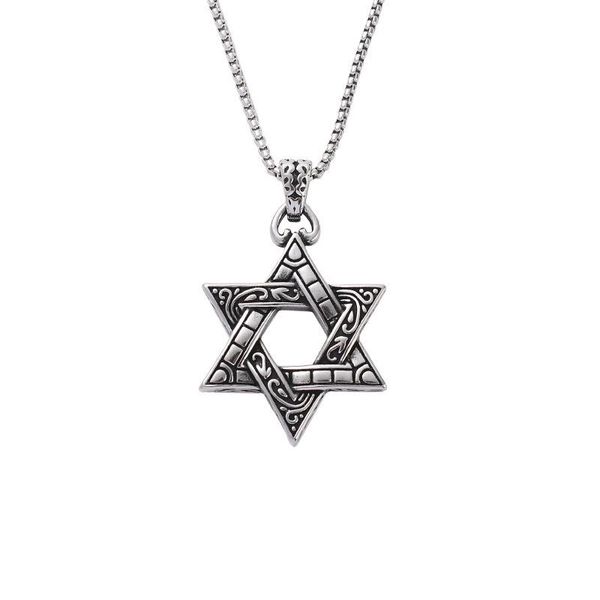 pendant necklaces male restoring ancient ways of hollow out double star stainless steel six-pointed necklace in europe and america, Silver
pendant necklaces male restoring ancient ways of hollow out double star stainless steel six-pointed necklace in europe and america, Silver