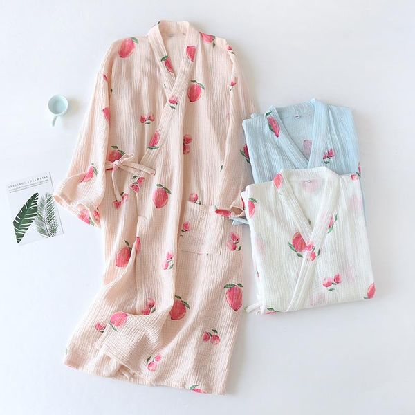 women's sleepwear gauze cotton robe women casual print kimono gown nightwear girls cute bathrobe nightdress loose homewear nightgown, Black;red
women's sleepwear gauze cotton robe women casual print kimono gown nightwear girls cute bathrobe nightdress loose homewear nightgown, Black;red