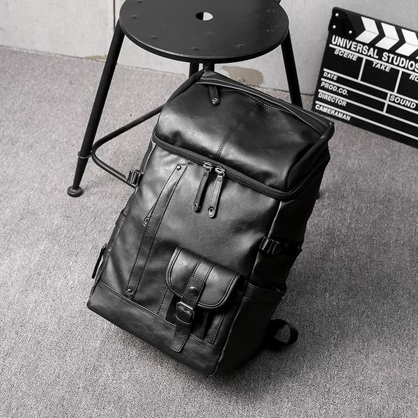 backpack trend leather multi-pocket korean student schoolbag computer bag large capacity leisure outdoor travel
backpack trend leather multi-pocket korean student schoolbag computer bag large capacity leisure outdoor travel