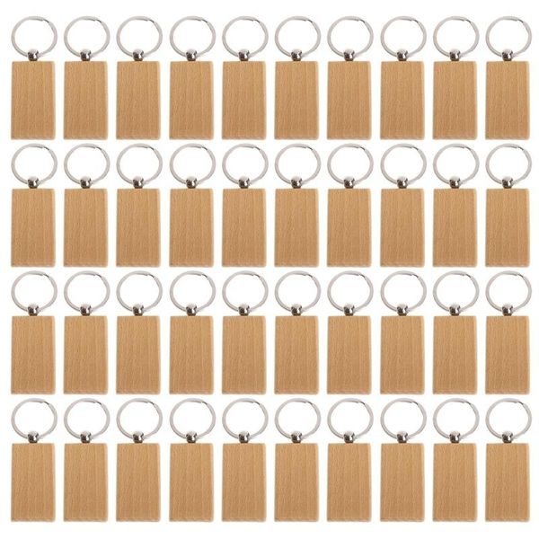 keychains 40pcs blank rectangle wooden key chain diy wood tags can engrave gifts, Silver
keychains 40pcs blank rectangle wooden key chain diy wood tags can engrave gifts, Silver